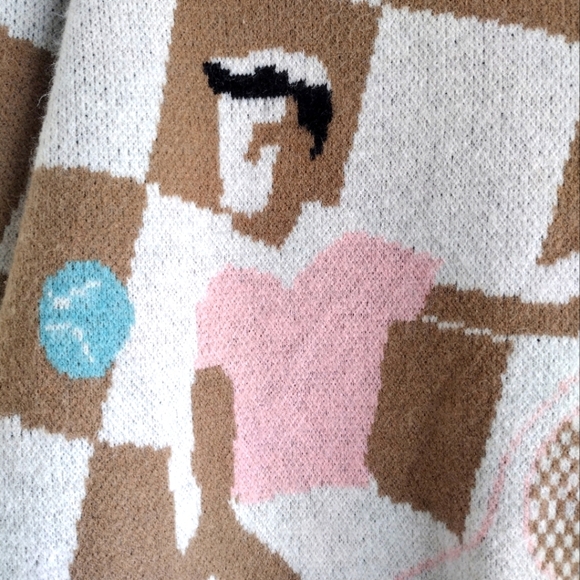 Duvin Racket Club Crew Knit Sweater - Picture 7 of 8